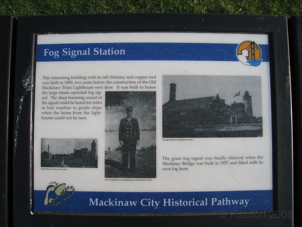 Mackinaw Island Area May 2008 1003.jpg - May 24 2008 a trip to Mackinac City for a 5 M race and a visit to Mackinac Island. A day to the UP, Paradise, Whitefish Point and Tahquamen Falls. This was followed by trips to Petoskey and Charlevoix.